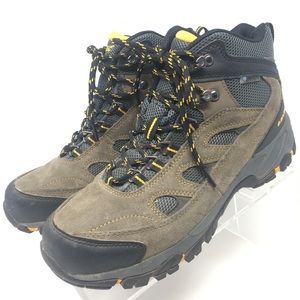 Hi-Tec Logan Waterproof Brown Hiking Boots Sz 8M